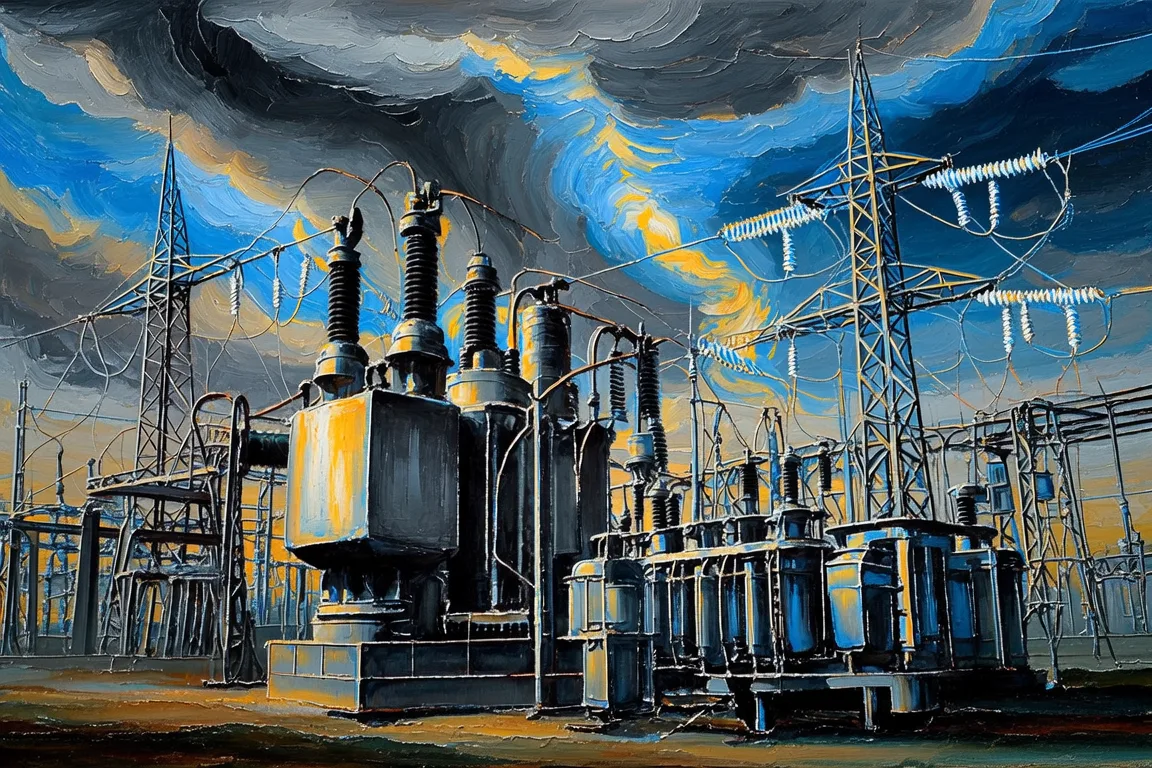 Energy: a painting from the house’s oil series
